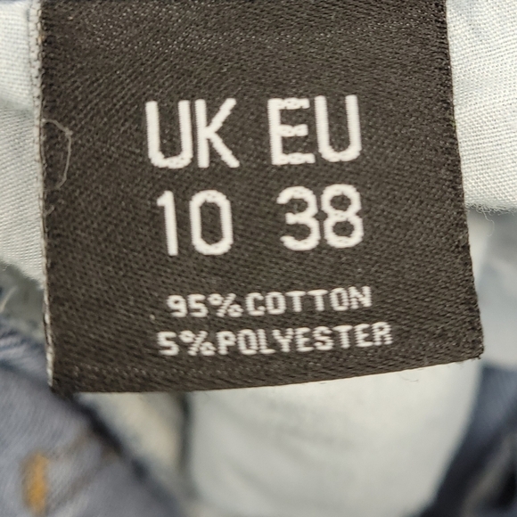 Nasty Gal Womens Distressed Faded and Frayed High Rise Ankle Jeans Size 6 - Picture 9 of 10